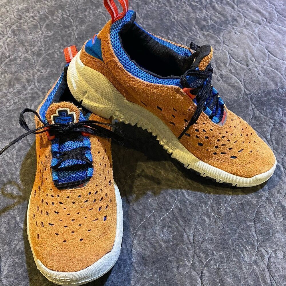 Nike Free Run Trail Dark Russet Blue Nebula Size 7.5